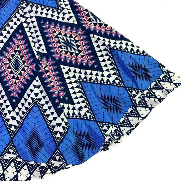 Yumi Kim 100% Silk Dress Abstract Geometric Colorful Mini A-Line Size XS Women's - Picture 5 of 12